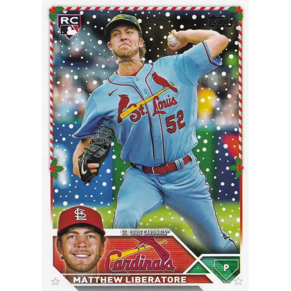 2023 Topps Holiday Matthew Liberatore RC H193 St. Louis Cardinals